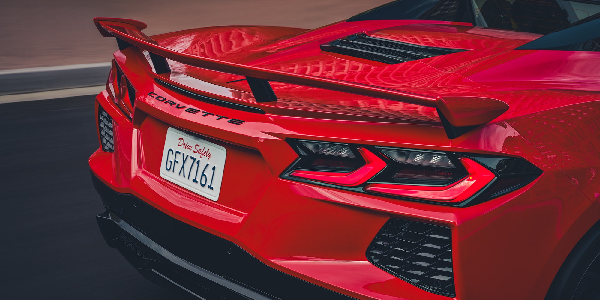 Rear End View of the 2026 Chevy Corvette Stingray