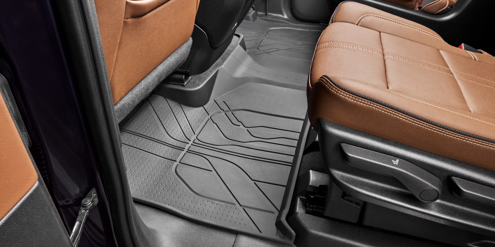 Close-up of the 2026 Chevy Suburban Second Row Floor Mats