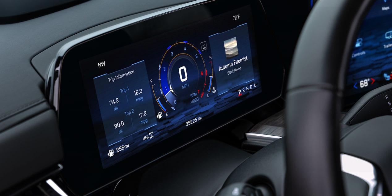 Close-up of the 2026 Chevy Tahoe Driver Side Dashboard